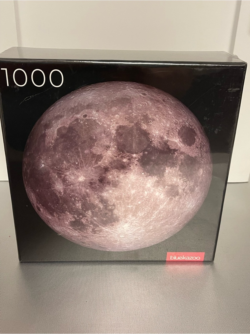 Blue Kazoo 1000-Piece Moon Puzzle - Purple Moon Image